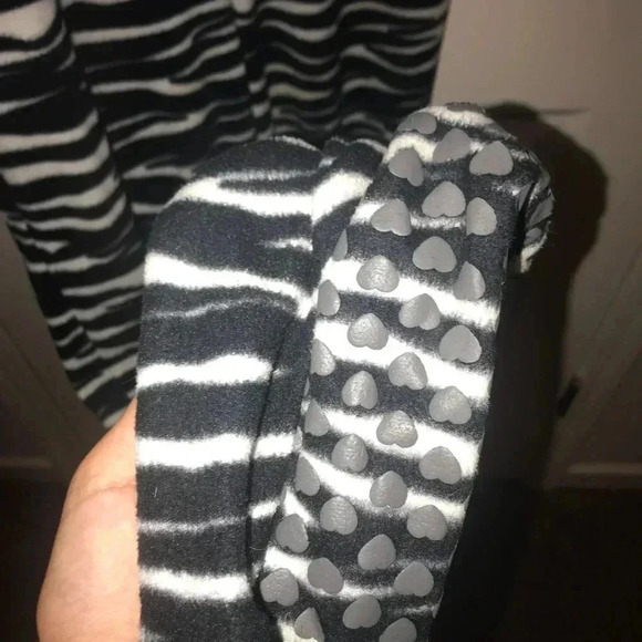 Zebra Print Footie Pajamas - Picture 3 of 5